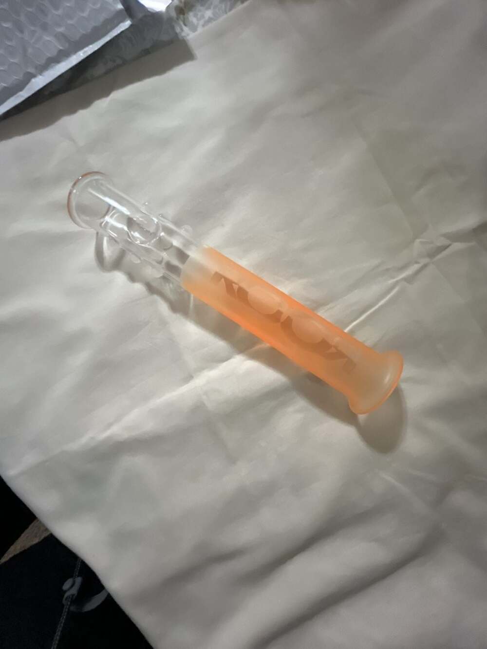 ROOR Glass Orange Peach Frosted Beaker Tube
